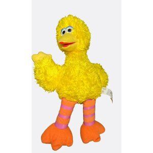 Fisher-Price 2008 Sesame Street Big Bird Plush Toy 10.5 inch Yellow and Orange